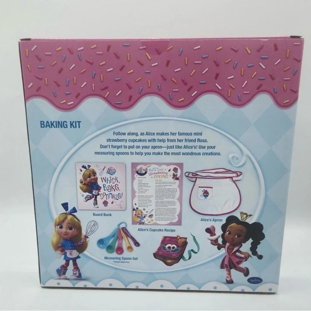 Disney Junior Alice's Baking Kit with Apron and Utensils Set New in Box